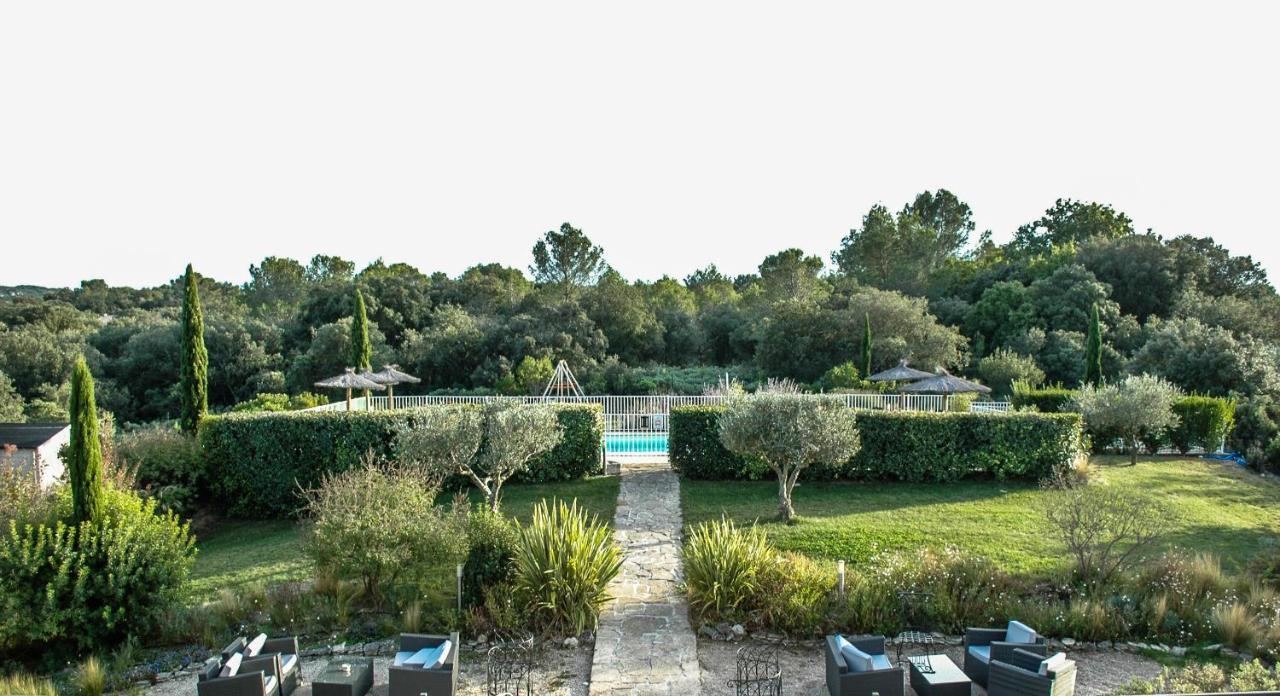 Hotel Restaurant Le Gardon - Pont Du Gard Collias Экстерьер фото